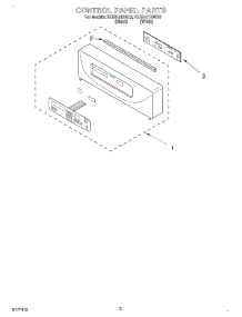 02 - Control Panel, Literature parts for Kitchenaid Oven KEBI141DWH8 from AppliancePartsPros.com