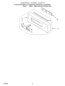 02 - Control Panel, Literature parts for Kitchenaid Oven KEBS208DSS8 from AppliancePartsPros.com