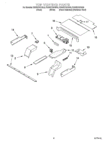 05 - Top Venting, Optional parts for Kitchenaid Oven KEBS278DBS8 from AppliancePartsPros.com