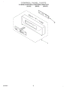 02 - Control Panel, Literature parts for Kitchenaid Oven KEBS277DWH8 from AppliancePartsPros.com