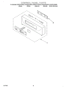 04 - Control Panel, Literature parts for Kitchenaid Oven KEBS107DBL8 from AppliancePartsPros.com
