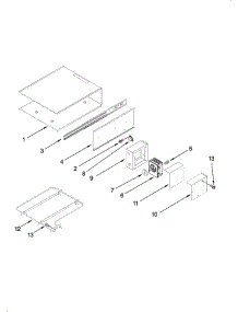 Internal Warming Drawer parts for Kitchenaid Warming Drawer KEWS145SPA00 from AppliancePartsPros.com