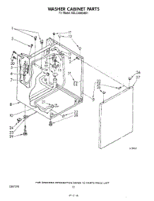08 - Washer Cabinet parts for Kitchenaid Washer Dryer Combo KELC500SWH1 from AppliancePartsPros.com