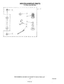 16 - Miscellaneous , Literature And Optional parts for Kitchenaid Washer Dryer Combo KGLC500TWH0 from AppliancePartsPros.com