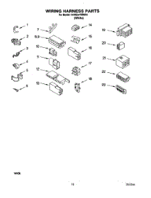 08 - Wiring Harness parts for Kitchenaid Washer KAWE577BWH0 from AppliancePartsPros.com