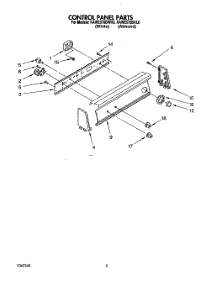 03 - Control Panel parts for Kitchenaid Washer KAWE570BWH0 from AppliancePartsPros.com