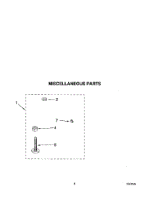 06 - Miscellaneous parts for Kitchenaid Washer KAWE570BWH0 from AppliancePartsPros.com