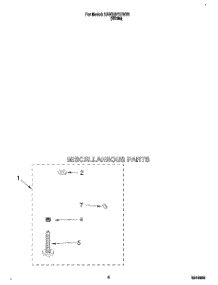 06 - Miscellaneous parts for Kitchenaid Washer KAWE577BWH1 from AppliancePartsPros.com
