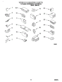 08 - Wiring Harness parts for Kitchenaid Washer KAWE565BWH0 from AppliancePartsPros.com