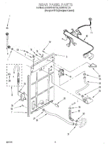 02 - Rear Panel parts for Kitchenaid Washer KAWS700EZ0 from AppliancePartsPros.com