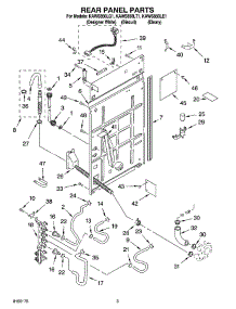 02 - Rear Panel Parts parts for Kitchenaid Washer KAWS850LT1 from AppliancePartsPros.com
