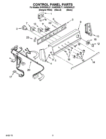 06 - Control Panel Parts parts for Kitchenaid Washer KAWS850LT1 from AppliancePartsPros.com