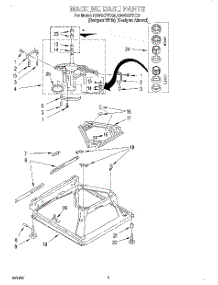 06 - Machine Base parts for Kitchenaid Washer KAWS677EQ0 from AppliancePartsPros.com
