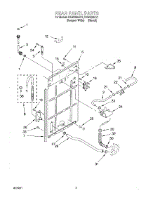 02 - Rear Panel parts for Kitchenaid Washer KAWS850JQ1 from AppliancePartsPros.com