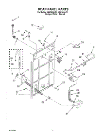 02 - Rear Panel parts for Kitchenaid Washer KAWS850JQ3 from AppliancePartsPros.com