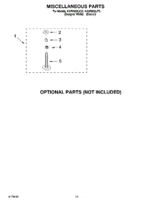 11 - Miscellaneous parts for Kitchenaid Washer KAWS850JQ3 from AppliancePartsPros.com