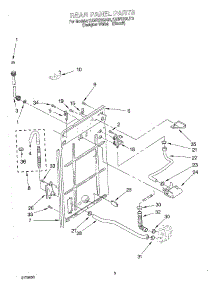 02 - Rear Panel parts for Kitchenaid Washer KAWS700JQ0 from AppliancePartsPros.com