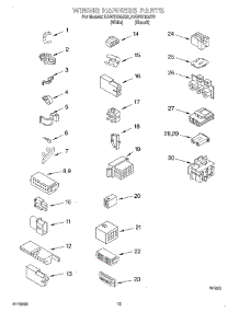 10 - Wiring Harness parts for Kitchenaid Washer KAWS750JQ0 from AppliancePartsPros.com