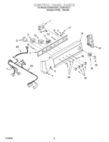 06 - Control Panel parts for Kitchenaid Washer KAWS750JT1 from AppliancePartsPros.com