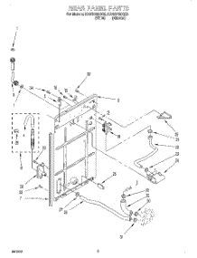 02 - Rear Panel parts for Kitchenaid Washer KAWS750GQ0 from AppliancePartsPros.com