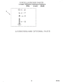 07 - Miscellaneous, Lit / Optional parts for Kitchenaid Washer KAWS850GQ0 from AppliancePartsPros.com