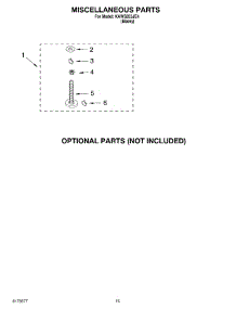 11 - Miscellaneous, Optional parts for Kitchenaid Washer KAWS855JE4 from AppliancePartsPros.com