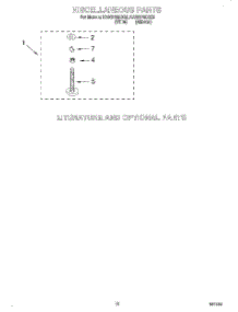 07 - Miscellaneous, Lit / Optional parts for Kitchenaid Washer KAWS750GZ0 from AppliancePartsPros.com
