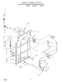 02 - Rear Panel parts for Kitchenaid Washer KAWS700GT0 from AppliancePartsPros.com