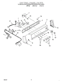 06 - Control Panel parts for Kitchenaid Washer KAWS700GT0 from AppliancePartsPros.com