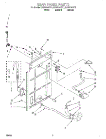 02 - Rear Panel parts for Kitchenaid Washer KAWS750GT1 from AppliancePartsPros.com