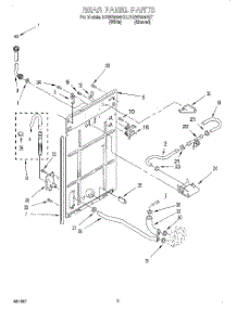 02 - Rear Panel parts for Kitchenaid Washer KAWS800GQ1 from AppliancePartsPros.com