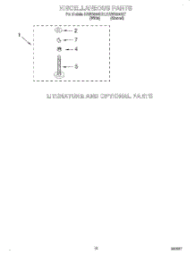 07 - Miscellaneous, Lit / Optional parts for Kitchenaid Washer KAWS800GQ1 from AppliancePartsPros.com