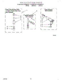 11 - Water System parts for Kitchenaid Washer KAWS850GT1 from AppliancePartsPros.com