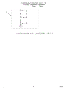 07 - Miscellaneous, Lit / Optional parts for Kitchenaid Washer KAWS800GQ0 from AppliancePartsPros.com