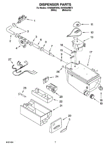 04 - Dispenser Parts parts for Kitchenaid Washer KHWS02RMT3 from AppliancePartsPros.com