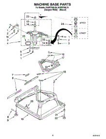 04 - Machine Base Parts parts for Kitchenaid Washer KAWS750LQ4 from AppliancePartsPros.com
