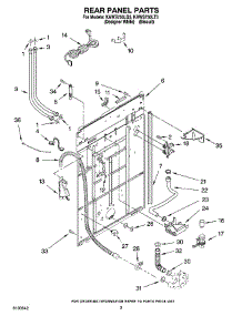 02 - Rear Panel Parts parts for Kitchenaid Washer KAWS750LQ3 from AppliancePartsPros.com