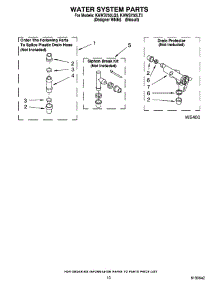 07 - Water System Parts parts for Kitchenaid Washer KAWS750LQ3 from AppliancePartsPros.com