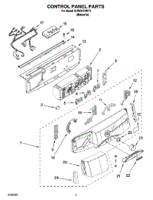 03 - Control Panel Parts parts for Kitchenaid Washer KHWS01PMT3 from AppliancePartsPros.com