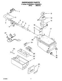 04 - Dispenser Parts parts for Kitchenaid Washer KHWS02RWH0 from AppliancePartsPros.com