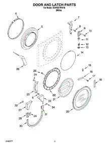02 - Door And Latch Parts parts for Kitchenaid Washer KHWS01PWH0 from AppliancePartsPros.com