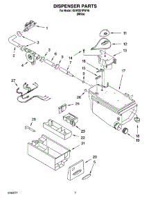 04 - Dispenser Parts parts for Kitchenaid Washer KHWS01PWH0 from AppliancePartsPros.com