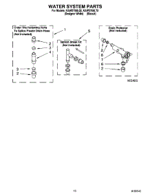 07 - Water System Parts parts for Kitchenaid Washer KAWS750LT2 from AppliancePartsPros.com