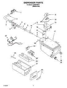 04 - Dispenser Parts parts for Kitchenaid Washer KHWS01PMT1 from AppliancePartsPros.com
