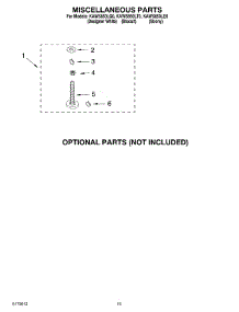 11 - Miscellaneous, Optional parts for Kitchenaid Washer KAWS850LE0 from AppliancePartsPros.com
