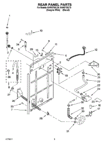 02 - Rear Panel Parts parts for Kitchenaid Washer KAWS750LQ0 from AppliancePartsPros.com