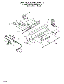 06 - Control Panel Parts parts for Kitchenaid Washer KAWS750LQ0 from AppliancePartsPros.com