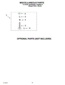 11 - Miscellaneous, Optional parts for Kitchenaid Washer KAWS850JT4 from AppliancePartsPros.com