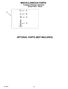 11 - Miscellaneous parts for Kitchenaid Washer KAWS750JQ3 from AppliancePartsPros.com
