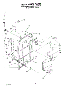 02 - Rear Panel parts for Kitchenaid Washer KAWS750JT3 from AppliancePartsPros.com